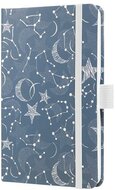 Naptár, A6, heti, 2027, kemény borító, SIGEL "Jolie", Cosmic Fantasy Blue