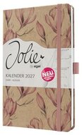 Naptár, A5, heti, 2027, kemény borító, SIGEL "Jolie", Magnolia Dreams