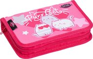 Tolltartó, klapnis, cipzáras, LIZZYSULI, "Kit tok Stars Purrfect"