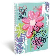 Spirálfüzet, A4, vonalas, 70 lap, LIZZYSULI, "Cornell Love"