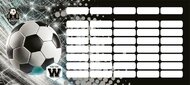 Órarend, tolltartóhoz, kétoldalas, LIZZYSULI, "Top League", (25 db)