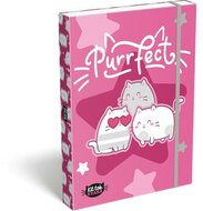 Füzetbox, A4, LIZZYSULI, "Kit tok Stars Purrfect"