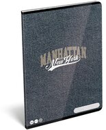 Füzet, tűzött, A4, kockás, 32 lap LIZZYSULI, "Manhattan, New York"