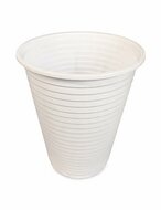 Műanyag pohár, 1,5 dl, 100 db, fehér, (100 db)