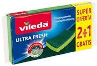Súrolószivacs, 2+1 db, VILEDA "Ultra Fresh", zöld, (3 db)