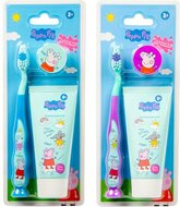 Fogkrém és fogkefe szett, gyerekeknek, 3+, "Peppa Pig", vegyes színek, (2 db)