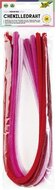 Zseníilia drót, 50 cm, FOLIA "Colour Tone Mix", 10 piros árnyalat, (10 db)