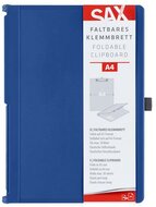 Felírótábla, A4, összehajtható, SAX, kék