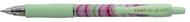 Zseléstoll, 0,32 mm, nyomógombos, zöld tolltest, PILOT "G-2 Flow", kék