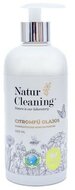 Mosogatószer koncentrátum, pumpás, 500 ml, NATURCLEANING, citromfű olajos