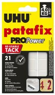 Gyurmaragasztó, 21 kocka/csomag, UHU "Patafix Pro Power", (21 db)