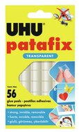 Ragasztó négyzetek, kétoldalú, 56 db, UHU "Patafix", átlátszó, (56 db)