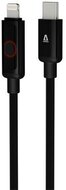AVAX CB651 PULSEY 27W USB-C - Lightning gyorstöltő kábel, fonott 1m, szürke