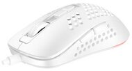 AVAX LW01 PAW3327 RGB gamer egér, fehér