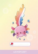 Füzet, tűzött, A5, lecke, 32 lap, ICO "Süni", axolotl