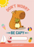 Füzet, tűzött, A5, lecke, 34 lap, ICO "Süni", capybara