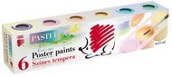 Tempera készlet, tégelyes, ICO "Süni", 6 különböző pasztell szín, (6 db)