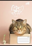 Füzet, tűzött, A5, vonalas, 32 lap, 4-8. osztály, COOL BY VICTORIA "Cats Forever", "21-32"