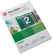 Meleglamináló fólia, 125 mikron, A3, fényes, öntapadó, GBC, (100 db)