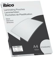 Meleglamináló fólia, 125 mikron, A4, fényes, IBICO "Standard", (100 db)