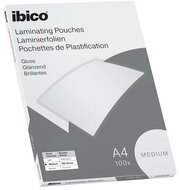 Meleglamináló fólia, 100 mikron, A4, fényes, IBICO "Medium", (100 db)
