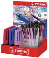 Szövegkiemelő és golyóstoll display, STABILO "NatureCOLORS Wildflower", vegyes, (53 db)