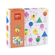 Geometriai matricás készlet, APLI Kids "Geometric", érzelmek