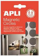 Ragasztókörök, mágneses, 20 db/csomag, kétoldalas, APLI