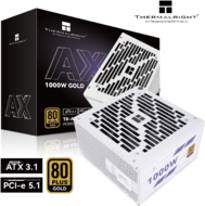 Thermalright - ATX desktop tápegység 1000W 80+ Gold BOX - TR-AX 1000-W