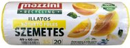 Szemeteszsák, újrahasznosított, köthető füles, illatosított, 35 l, 20 db, 49x60 cm, 10 µ, MAZZINI, citrus illat, (20 db)
