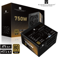 Thermalright - ATX desktop tápegység 750W 80+ Gold BOX - TR-KG750
