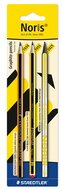 Grafitceruza készlet, HB, STAEDTLER "Noris® evolution set", 3 darab, (3 db)