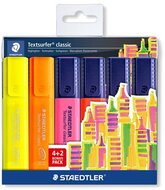 Szövegkiemelő készlet, 1-5 mm, STAEDTLER "Textsurfer® Classic 364", 4+2 szín, (6 db)