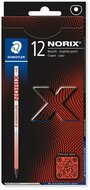 Grafitceruza, HB, STAEDTLER "Norix® 181", piros, (12 db)