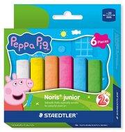 Aszfaltkréta, jumbo, STAEDTLER "Noris® Junior 2365", Peppa malac, 6 szín, (6 db)