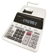 Számológép, szalagos, 12 számjegy, 2 színű nyomtató, SHARP "CS-2635LW"