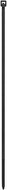 Kábelkötegelő, gyorskötöző, 2,5x150mm, DONAU "Tech", fekete, (100 db)
