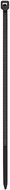 Kábelkötegelő, gyorskötöző, 2,5x100mm, DONAU "Tech", fekete, (100 db)