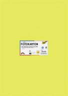 Dekorkarton, 2 oldalas, 50x70 cm, 300 g, 10 lap, FOLIA, lime, (10 lap)
