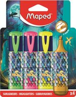 Szövegkiemelő készlet, 1-5 mm, MAPED „Dragon sárkány", 4 különböző szín, (4 db)