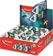 Radír display, MAPED "Dragon Pyramid sárkány", (24 db)