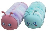 Tolltartó, cipzáras, szőrme-szilikon, EXACOMPTA "Caterpillar", vegyes színek