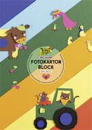 Dekorkarton, 2 oldalas, A3, 300 g, 10 lap, FOLIA, „Basic", vegyes színek, (10 lap)