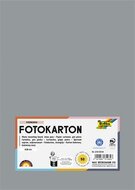 Dekorkarton, 2 oldalas, A4, 300 g, 50 lap, FOLIA, kőszürke, (50 lap)