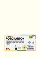 Dekorkarton, 2 oldalas, A4, 300 g, 50 lap, FOLIA, gyöngyfehér, (50 lap)