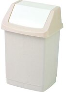 Billenős szemetes, 50 l, CURVER "Click-It", szavanna