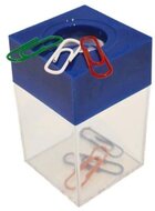 Gemkapocstartó, mágneses, átlátszó-kék
