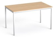Általános asztal fémlábbal, 75x130 cm, MAYAH "Freedom SV-38", tölgy