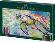 Akvarell ceruza készlet, ecsettel, FABER-CASTELL "Albrecht Dürer & Pitt Artist Pen", 46 db-os szett, (46 db)