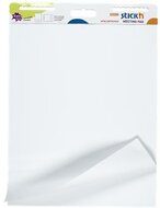 Öntapadó flipchartpapír, 76,2x63,5 cm, 2x30 lap, STICK N, fehér, (2 tömb)